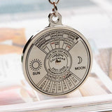 Pure gold key chain golden keychains keyrings women handbag charms pendant metal key finder luxury man car key rings accessory