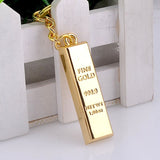Pure gold key chain golden keychains keyrings women handbag charms pendant metal key finder luxury man car key rings accessory
