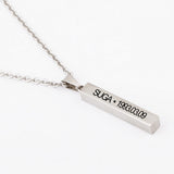 Youpop KPOP BTS Bangtan Boys Album Necklace JUNGKOOK K-POP Jewelry Pendant Chain Accessories For Men Women Female Male Boy Girl