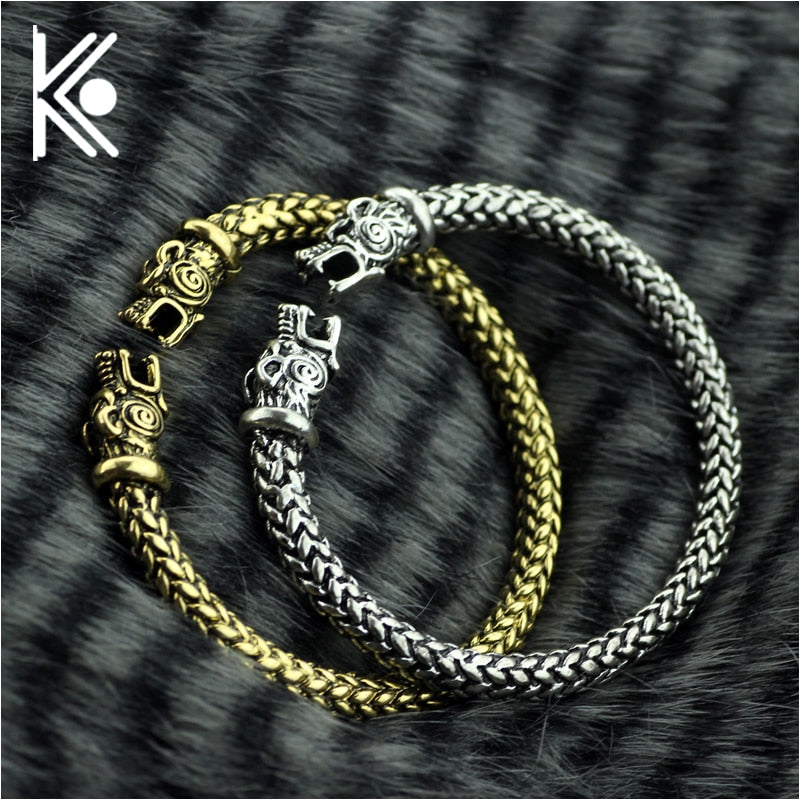 The vikings Wolf Bracelets For Women Fashion Male Accessories Viking Bracelet Men Wristband Cuff Bracelets Bangles Teen Wolf