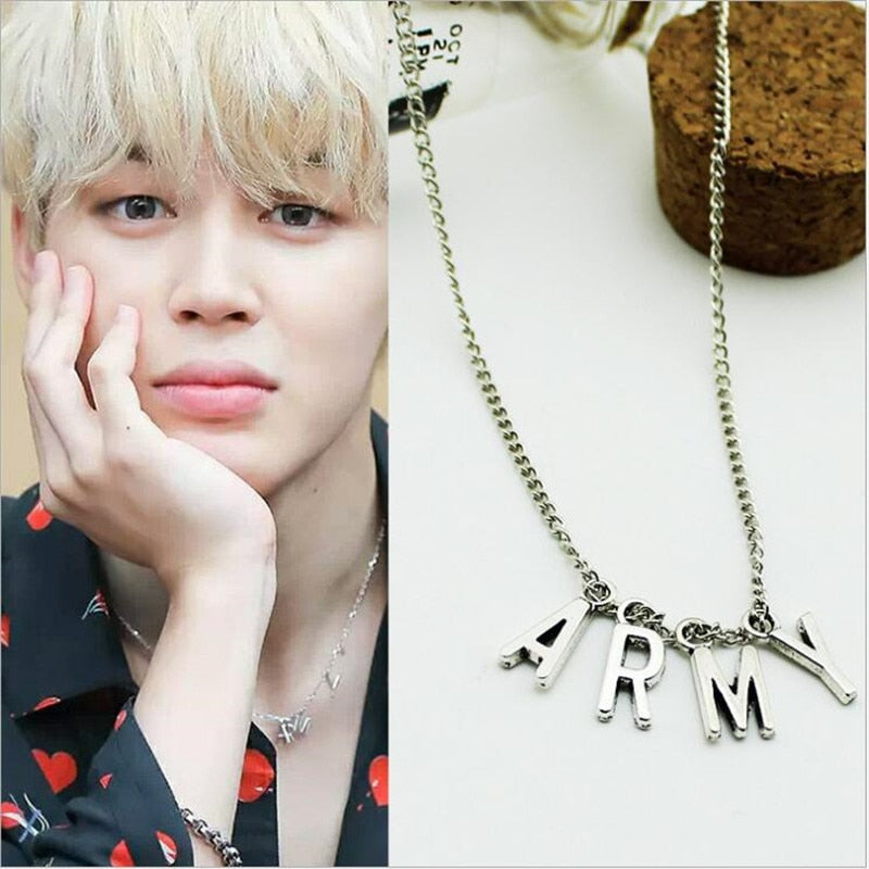Youpop KPOP BTS Album Bangtan Boys Army Chokers Adjustable Necklace Korean Jimin Jewelry Accessories For Men Women Boy Girl
