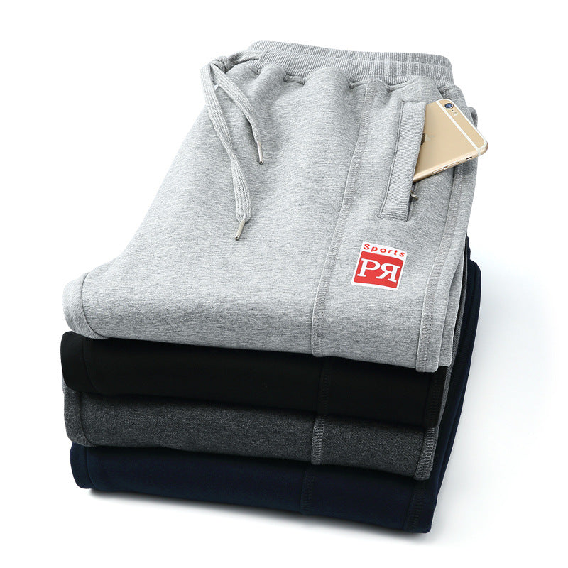 New Men Casual Clothing Plus Size 4XL Winter Fashion Loose Pants Cotton Thick Warm Loose Trousers Man Autumn Elastic Sweatpants