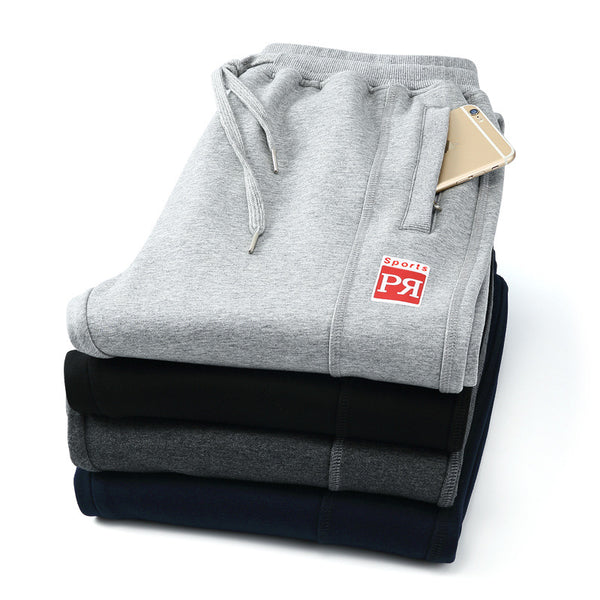 New Men Casual Clothing Plus Size 4XL Winter Fashion Loose Pants Cotton Thick Warm Loose Trousers Man Autumn Elastic Sweatpants