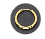 Round stainless steel ear  earrings earrings titanium steel man earrings girl accessories