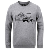 Pioneer Camp new autumn Winter fashion men hoodies casual cotton thicken fleece male pullover tracksuit mens crewneck sweatshirt