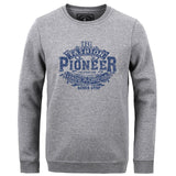 Pioneer Camp new autumn Winter fashion men hoodies casual cotton thicken fleece male pullover tracksuit mens crewneck sweatshirt