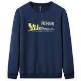 Pioneer Camp new autumn Winter fashion men hoodies casual cotton thicken fleece male pullover tracksuit mens crewneck sweatshirt