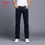 2018 Spring Winter New Casual Pants Men Cotton Slim Fit Chinos Fashion Trousers Male Brand Clothing Plus Size