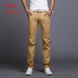 2018 Spring Winter New Casual Pants Men Cotton Slim Fit Chinos Fashion Trousers Male Brand Clothing Plus Size
