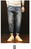 Fashion Brand Mens loose jean Harem warm jeans Loose for Men Unique Hip Hop Clothing Quality Outwear 2017 New Autumn Winter
