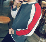 YSMILE Y #26 Youth Men's sweater in autumn and winter 2017 new Korean plus velvet sleeve head dress Long Sleeve Shirt Fashion