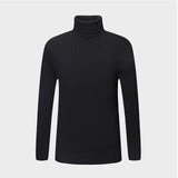 New Autumn Winter Fashion Brand Clothing Men's Sweaters Warm Slim Fit Turtleneck Men Pullover 100% Cotton Knitted Sweater Men