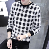 LENSTID 9 Styles 2018 Autumn Winter New Casual Sweater Men Pattern Knitted Pullovers Fashion Slim Fit Christmas Gift Male 6616#