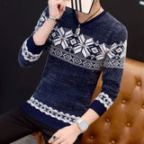 LENSTID 9 Styles 2018 Autumn Winter New Casual Sweater Men Pattern Knitted Pullovers Fashion Slim Fit Christmas Gift Male 6616#