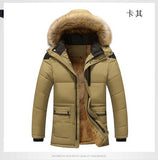 M-5XL Fur Collar Hooded Men Winter Jacket 2018 New Fashion Warm Wool Liner Man Jacket and Coat Windproof Male Parkas casaco
