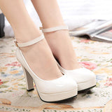 ZHENZHOU Women Pumps 2018 new elegant shallow mouth single shoes summer thick with women's shoes work OL high heels tide