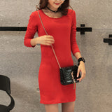 2018 new autumn winter casual dress tunic mini dress fashion dresses long sleeve clothing also for kids pullover green