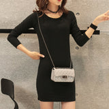 2018 new autumn winter casual dress tunic mini dress fashion dresses long sleeve clothing also for kids pullover green