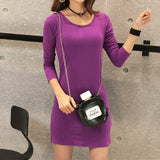 2018 new autumn winter casual dress tunic mini dress fashion dresses long sleeve clothing also for kids pullover green