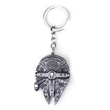 Star Wars Spaceship Keychain For Men Women Lead Gray Battleship Keyring Pendant Men Car Women Bag Accessories