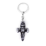 Star Wars Spaceship Keychain For Men Women Lead Gray Battleship Keyring Pendant Men Car Women Bag Accessories
