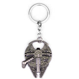 Star Wars Spaceship Keychain For Men Women Lead Gray Battleship Keyring Pendant Men Car Women Bag Accessories