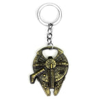 Star Wars Spaceship Keychain For Men Women Lead Gray Battleship Keyring Pendant Men Car Women Bag Accessories