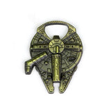 Star Wars Spaceship Keychain For Men Women Lead Gray Battleship Keyring Pendant Men Car Women Bag Accessories