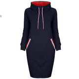 2019 New Autumn Winter Fashion Women Clothes Long Sleeve Turtleneck Casual Pencil Dress Women Fashion Red Pink Black Dress