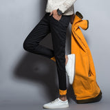 2018 New Fashion Brand Men Winter Thick Warm Fleece Denim Jeans Mens Keep Warm Overalls Trousers Washed Pants Plus Size 38