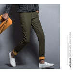 2018 New Fashion Brand Men Winter Thick Warm Fleece Denim Jeans Mens Keep Warm Overalls Trousers Washed Pants Plus Size 38