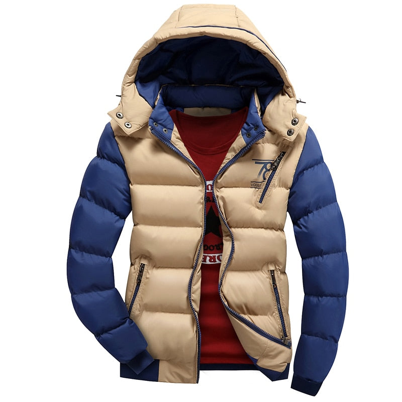 2018 New Men's Jacket, Winter Down Cotton Dress Handsome Fashion Men's Clothing