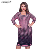 fashionable women dresses big size NEW 2019 plus size women clothing 6xl winter dress casual o-neck Plaid office bodycon Dress