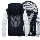 winter sweatshirt raglan print jacket tracksuit Odin Vikings hoodies for men 2019 new fashion wool liner Camouflage sleeve coats