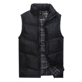 2019 New Brand Mens Jacket Sleeveless Vest Winter Fashion Casual Coats Male Cotton-Padded Men's Vest Men Thicken Waistcoat 3XL